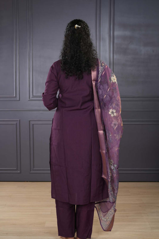 Silk Churidar Set – LB002