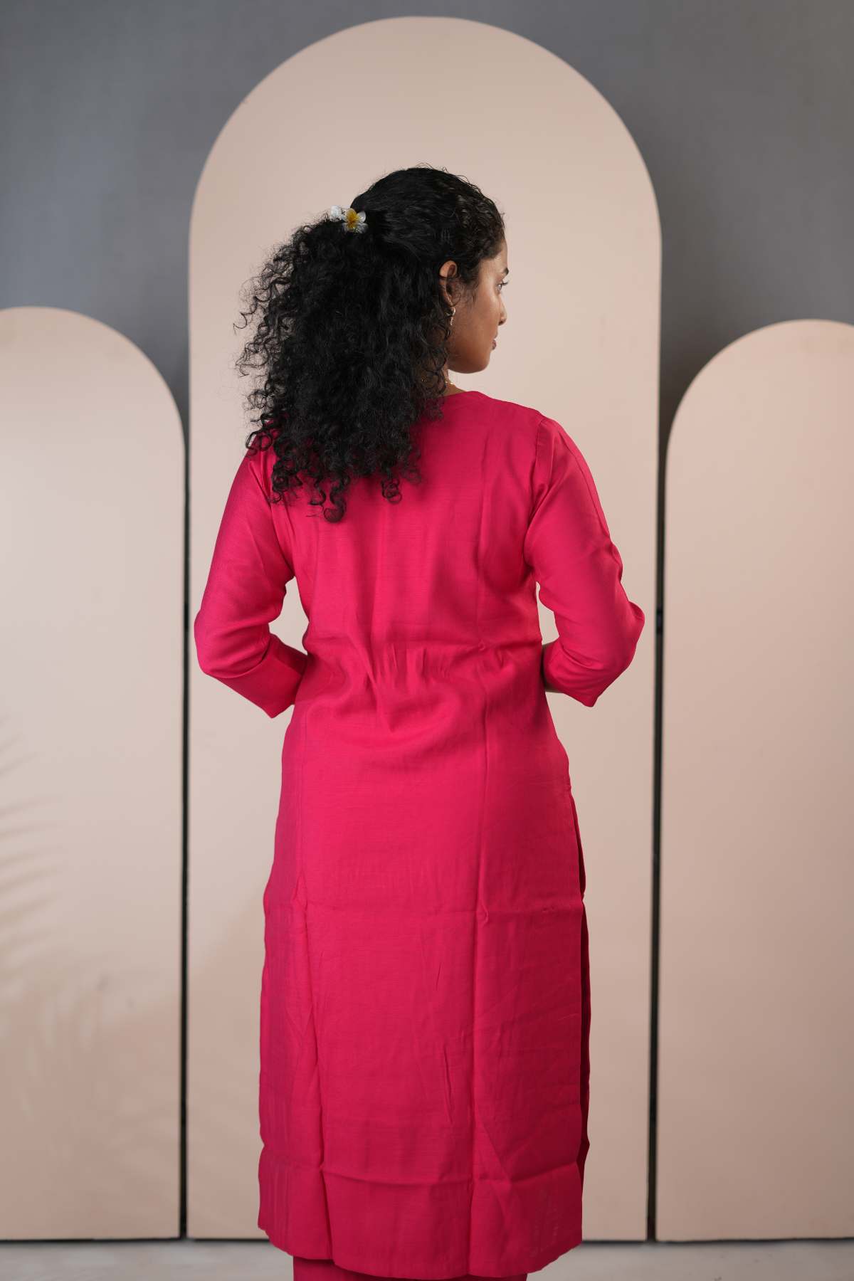 Silk Embroidered Co-ord – LB007