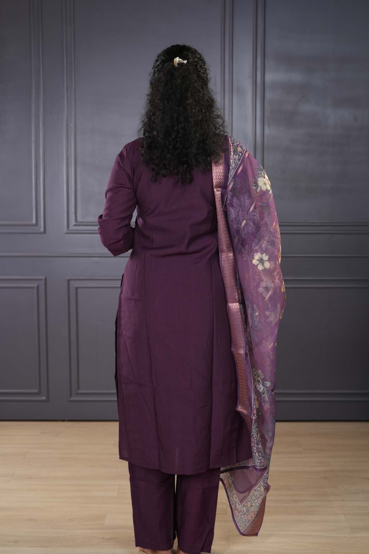 Silk Churidar Set – LB002