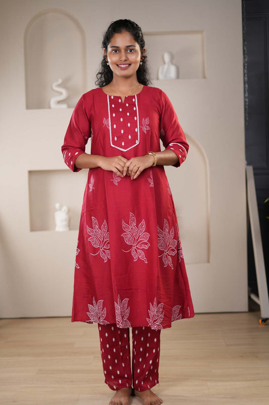 Rayon Co-ord Set – LB003