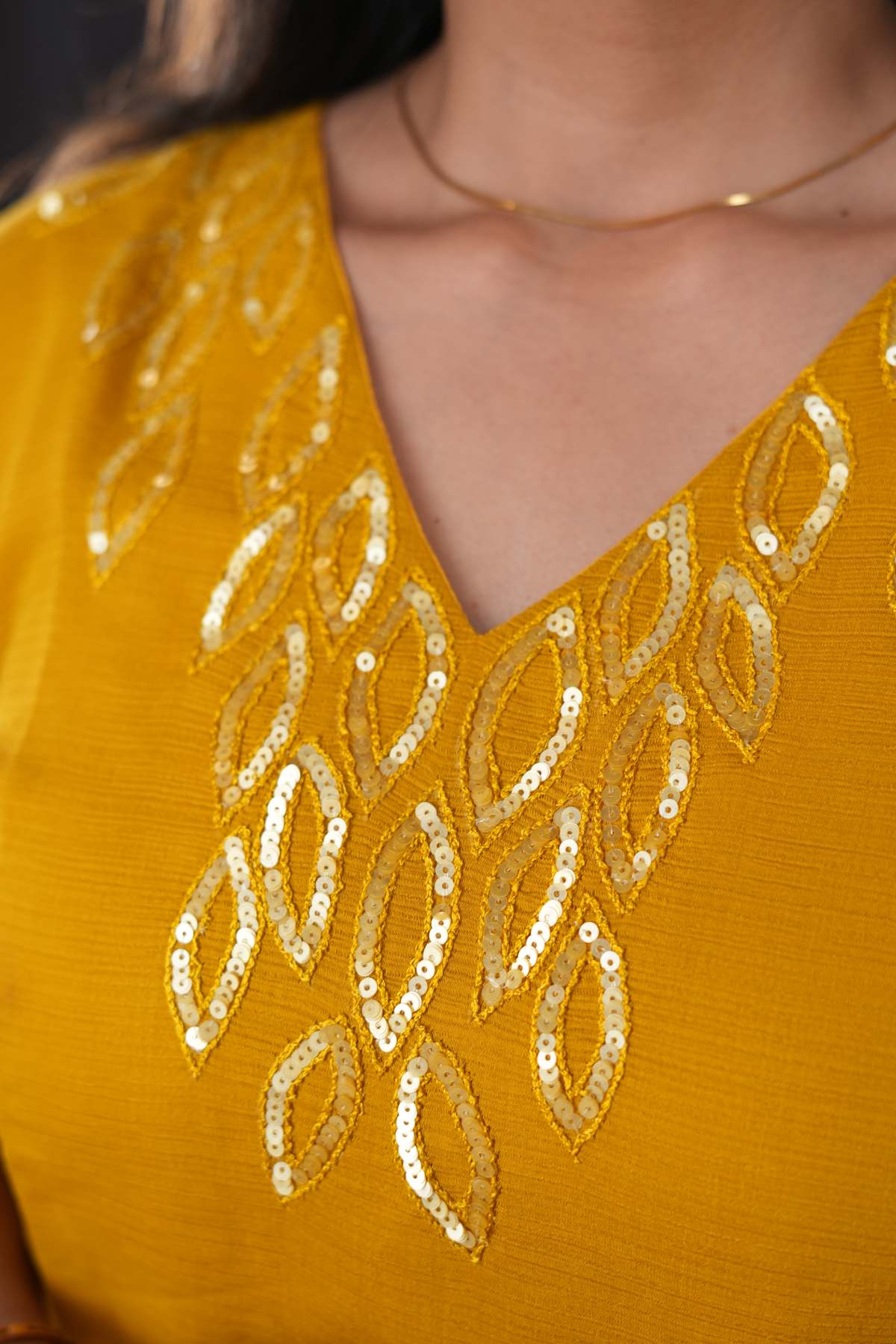 Milano V-Neck Kurti – LB005