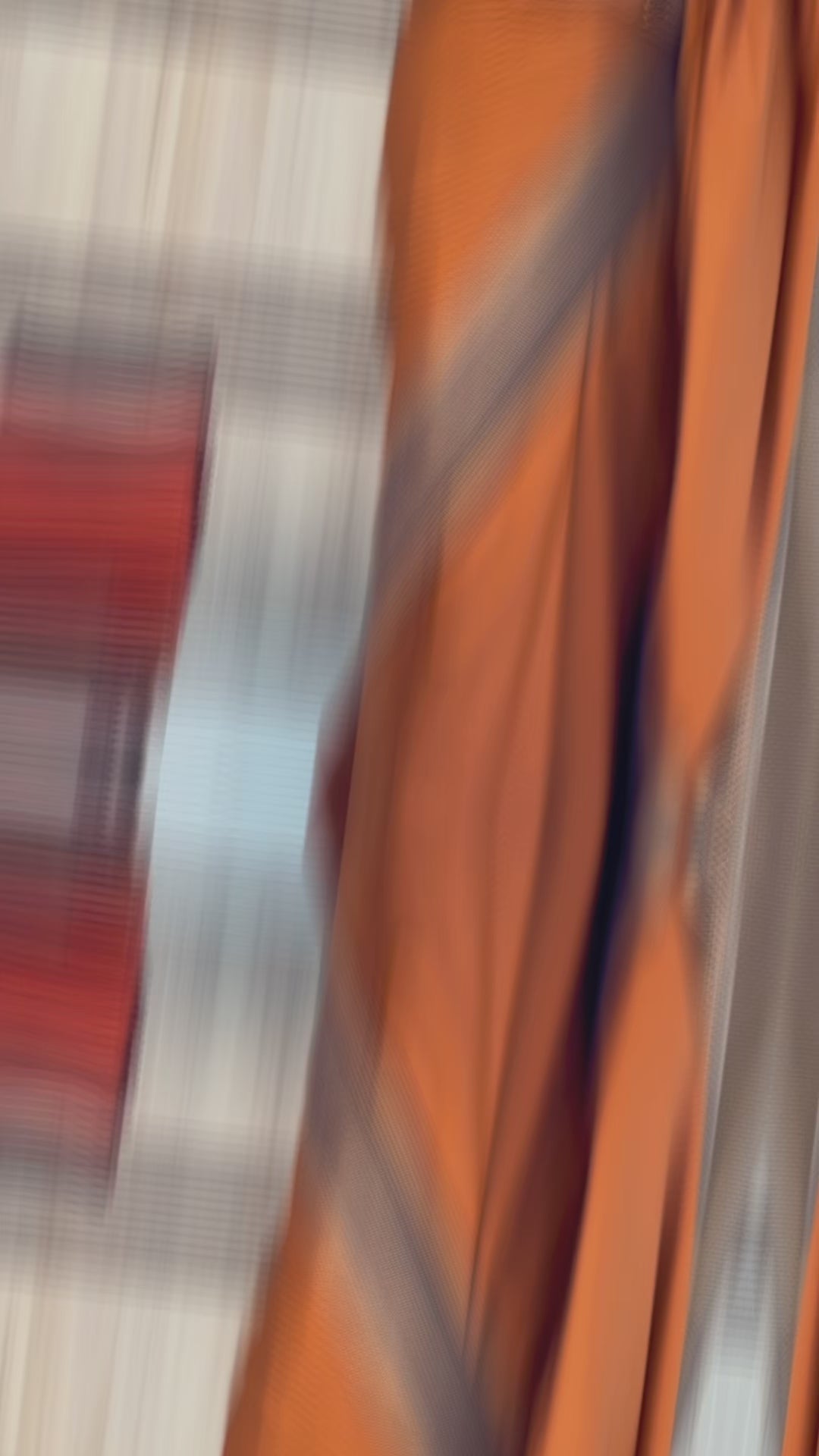 Video of semi silk saree with coffee brown bentex border